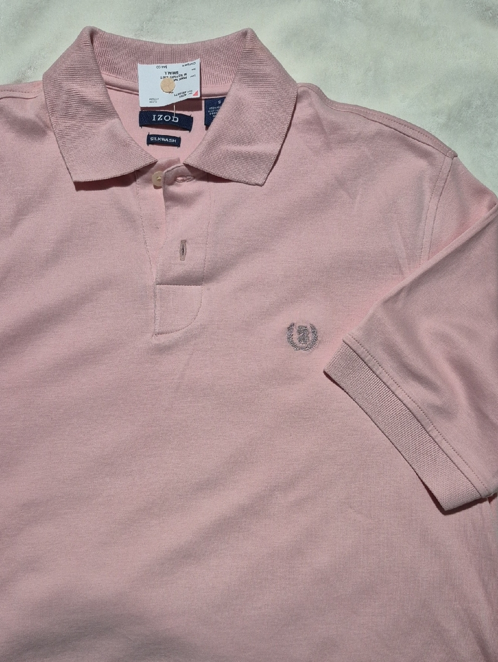 Izod Classic Polo Shirt in Light Pink